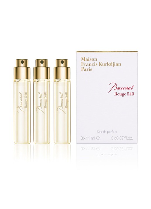 Maison Francis Kurkdjian Baccarat Rouge 540 Eau de Parfum - navulling set van 3 - voorkant 2 undefined