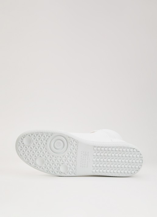 Maison Margiela Future sneaker van kalfsleer - detail 2 wit