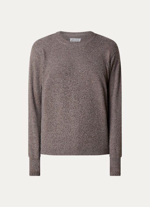 Maison Margiela Gauge fijngebreide trui in kasjmierblend