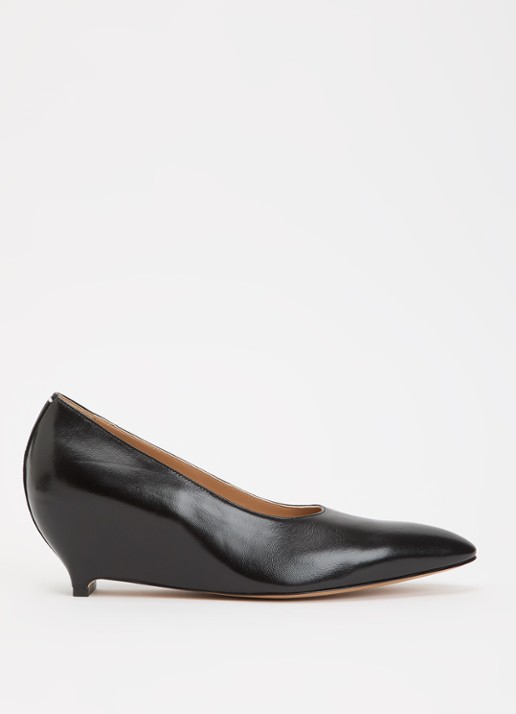 Maison Margiela Heel-Less pump van schapenleer