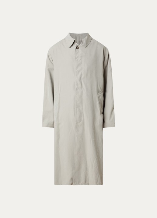 Maison Margiela Peach mantel met steekzakken - voorkant 5 zand