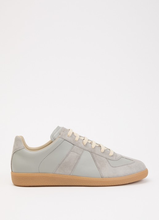Maison Margiela Replica sneaker van kalfsleer met kalfssuède details