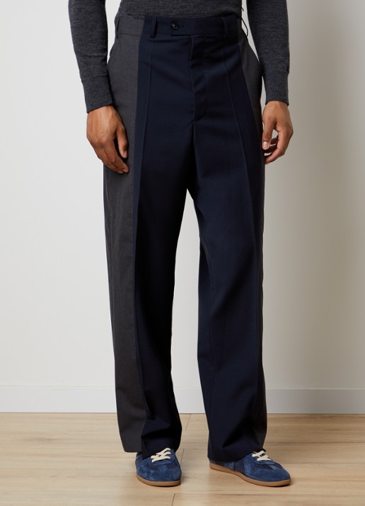 Maison Margiela Spliced straight fit broek met steekzakken