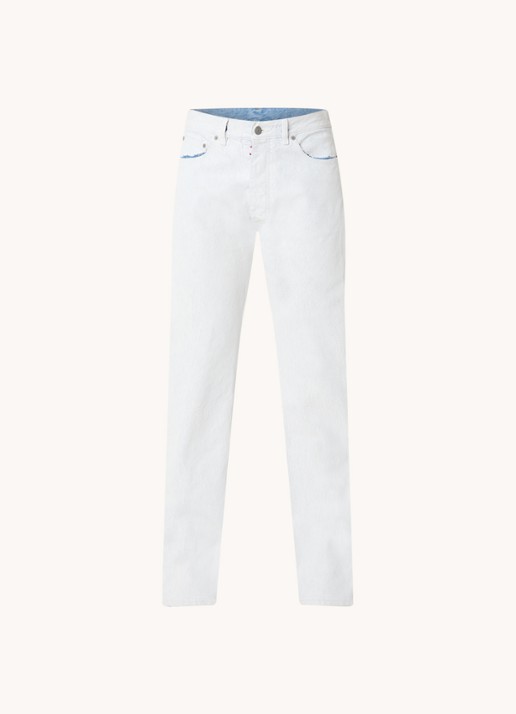 Maison Margiela Straight leg jeans met destroyed afwerking