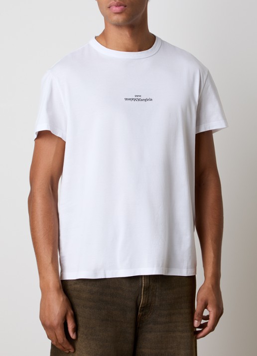 Maison Margiela T-shirt met logoborduring