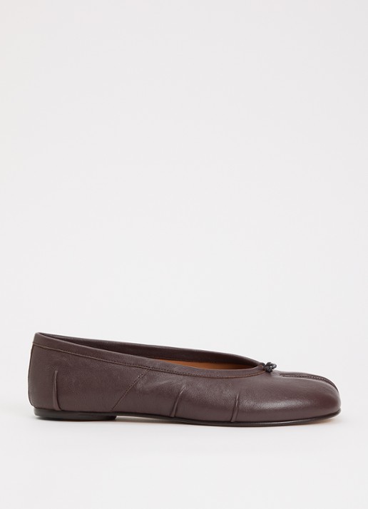 Maison Margiela Tabi ballerina van kalfsleer