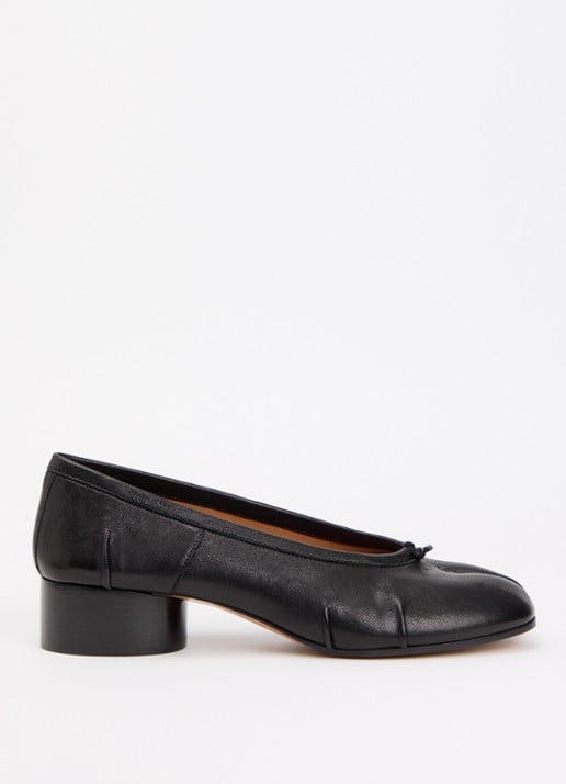Maison Margiela Tabi ballerina van leer
