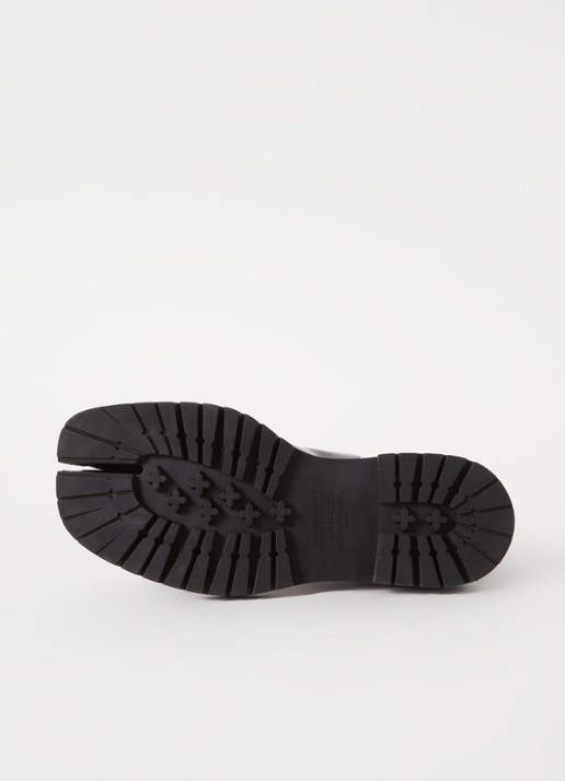 Maison Margiela Tabi chelsea boot van kalfsleer - detail 2 zwart