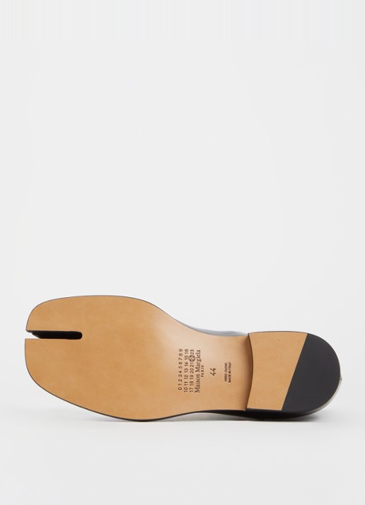 Maison Margiela Tabi chelsea boot van kalfsleer - detail 2 zwart