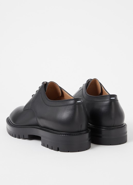 Maison Margiela Tabi County veterschoen van kalfsleer - achterkant 7 zwart