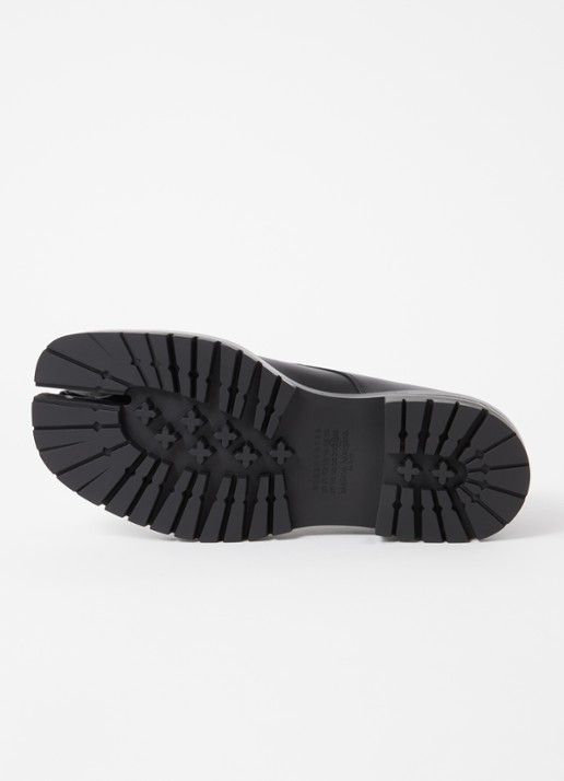 Maison Margiela Tabi County veterschoen van kalfsleer - detail 5 zwart