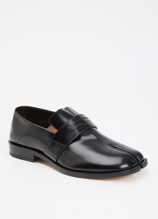 Maison Margiela Tabi loafer van leer