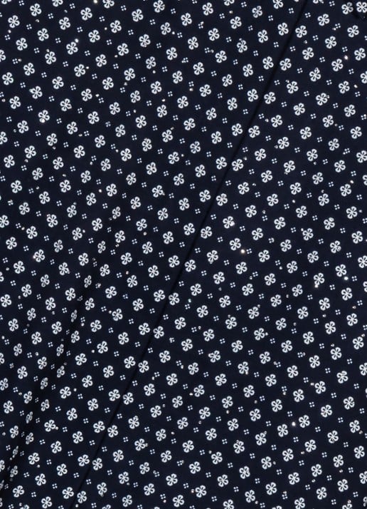 Maje Blouse met print - detail 5 donkerblauw