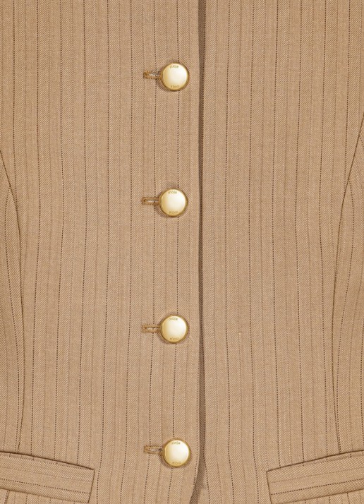 Maje Gilet in wolblend - detail 2 beige