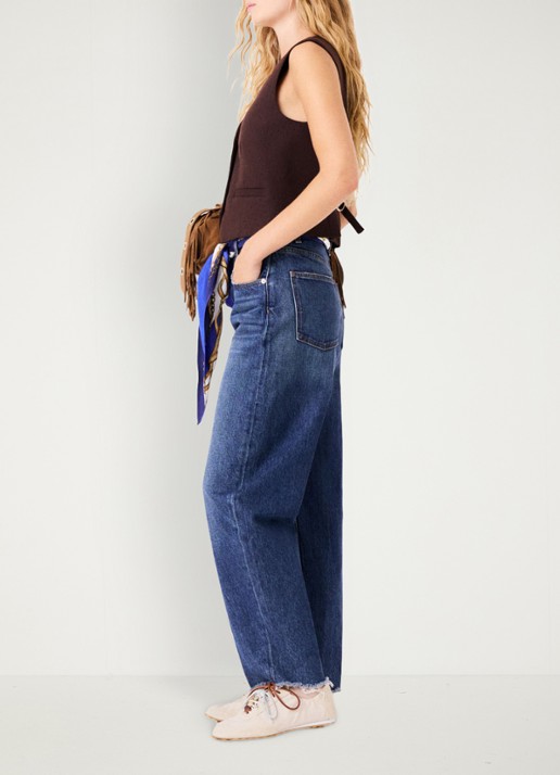 Maje High waist balloon fit jeans met medium wassing