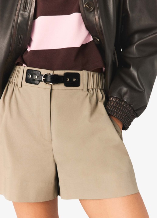 Maje Ipiuma korte broek met steekzakken