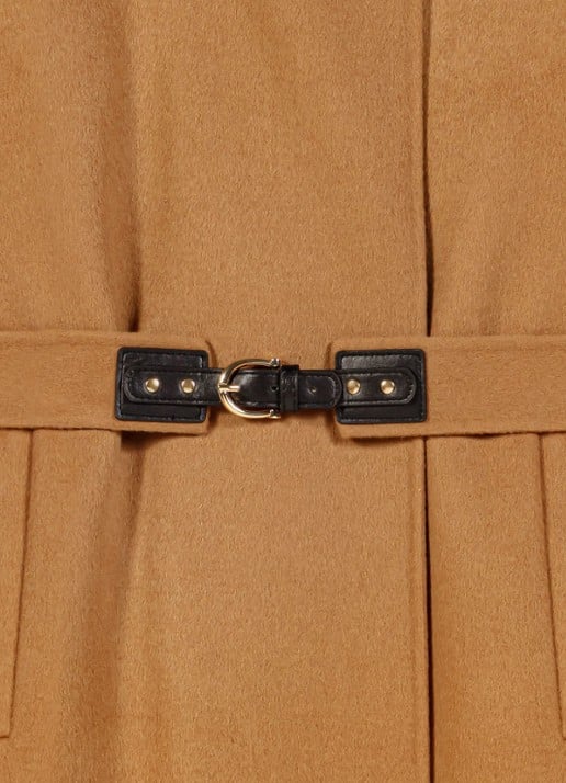 Maje Jas in wolblend met steekzakken - detail 5 camel