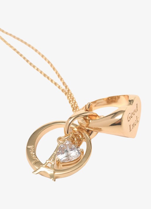 Maje Ketting met hanger - detail 3 goud