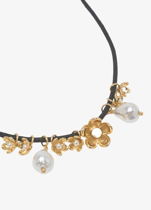 Maje Ketting met hanger - detail goud