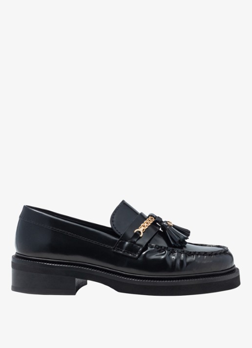 Maje Loafers van leer