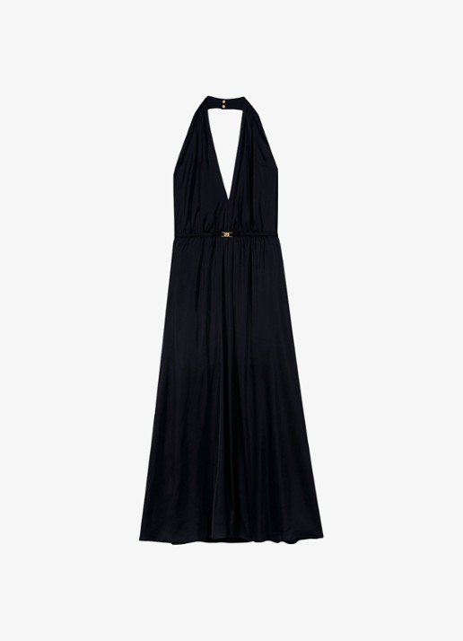 Maje Maxi halter jurk