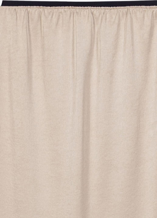Maje Midi-rok met elastische taille - detail 5 beige / beige