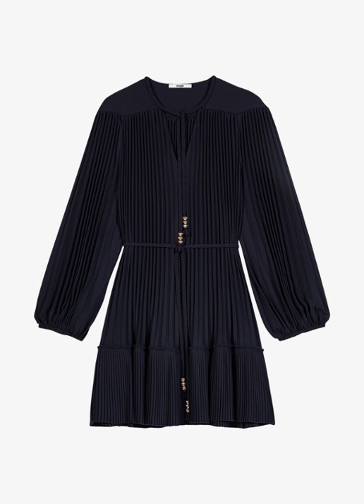 Maje Mini jurk met strikceintuur