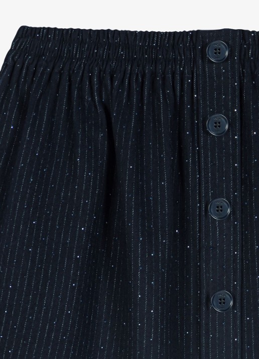Maje Mini rok met strass - detail 6 donkerblauw