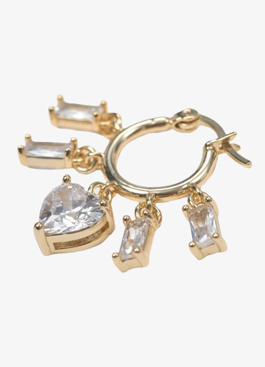 Maje Oorringen met hangers - detail goud