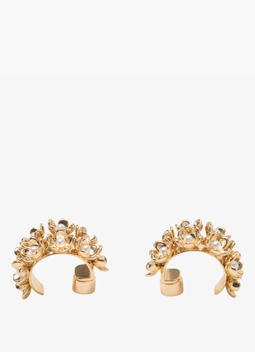 Maje Oorringen met strass - achterkant 6 goud
