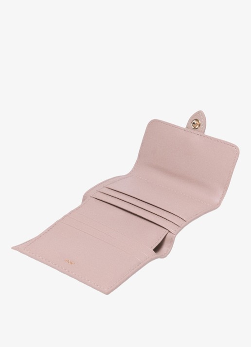 Maje Portemonnee van leer - detail 6 beige