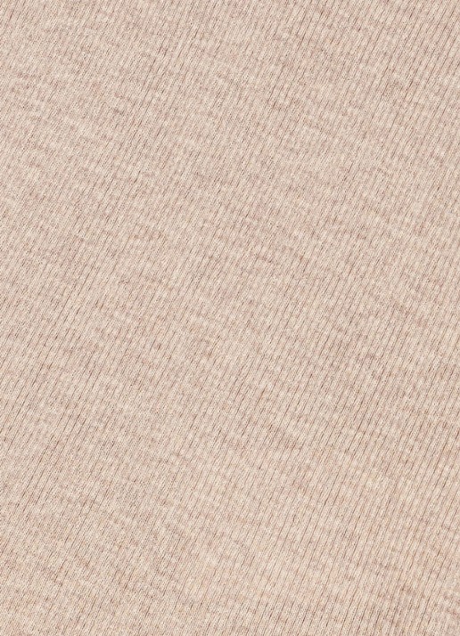 Maje Ribgebreide trui met col - detail 5 beige / beige