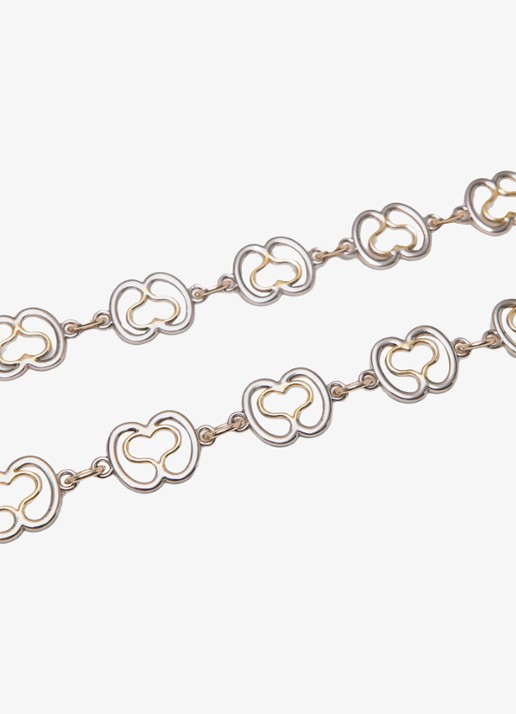Maje Riem met logo - detail 6 zilver