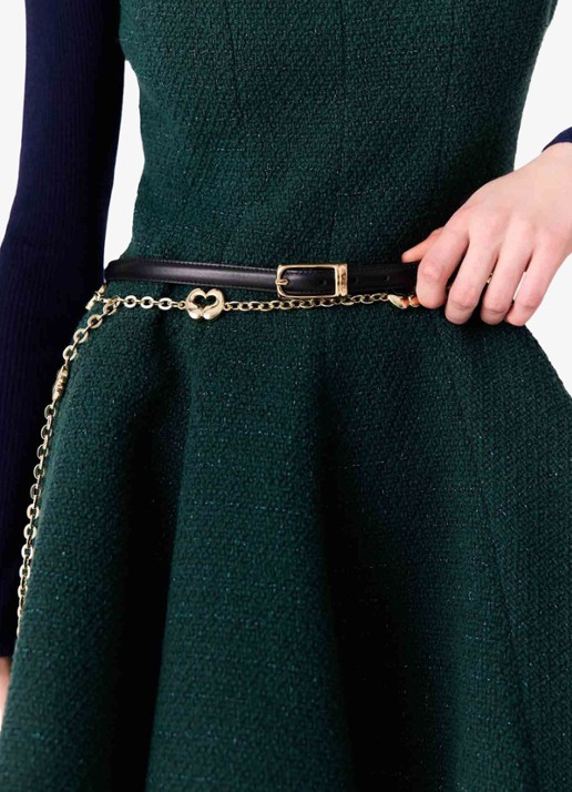 Maje Riem met logo - voorkant 2 goud