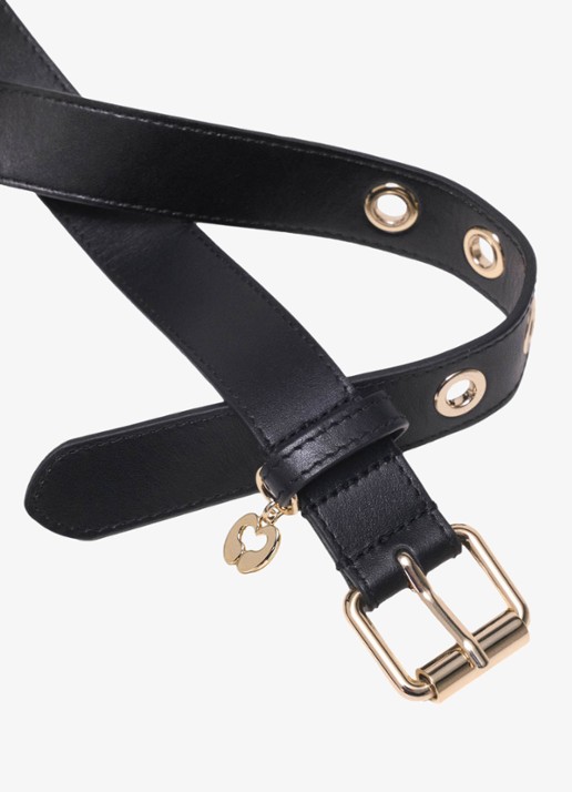 Maje Riem van leer - detail 2 jeans