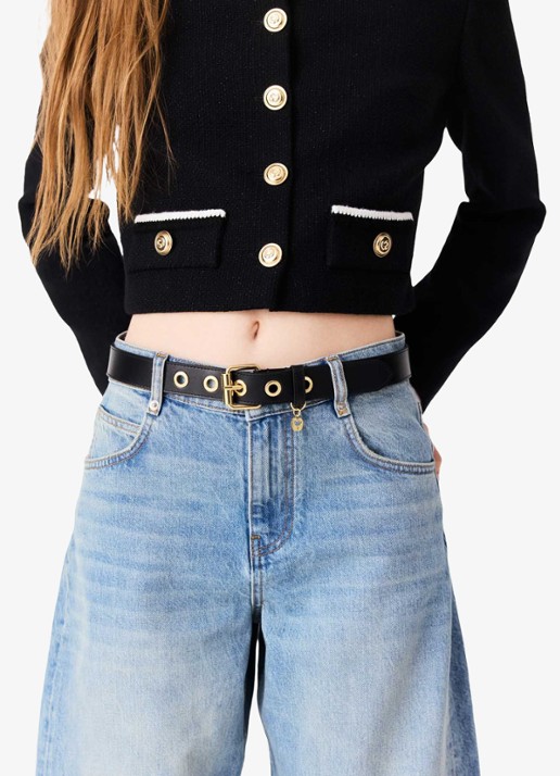 Maje Riem van leer - voorkant 7 jeans