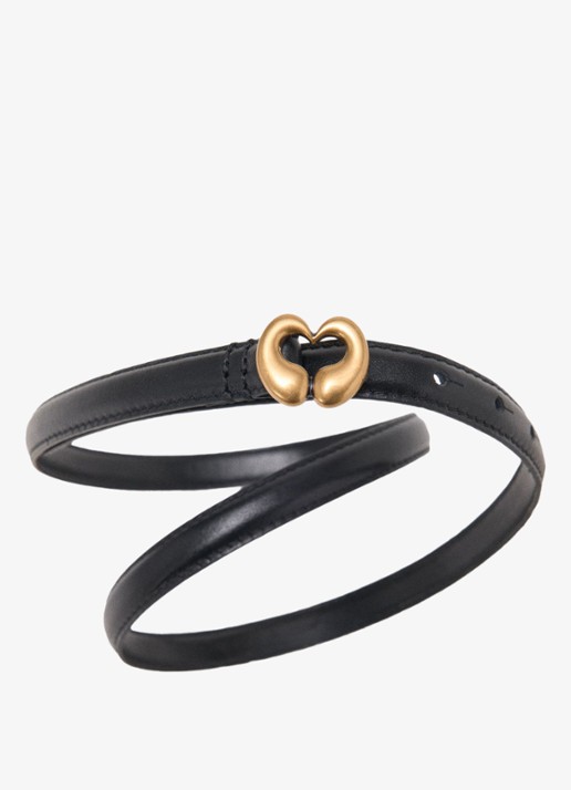 Maje Riem van leer - detail 3 jeans