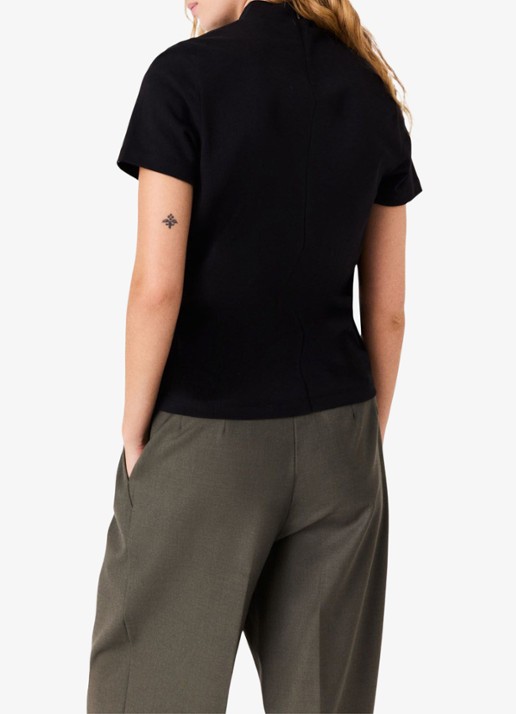 Maje T-shirt met borduring - achterkant 8 jeans