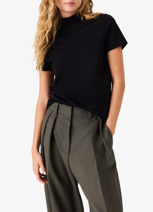 Maje T-shirt met borduring - detail 2 jeans