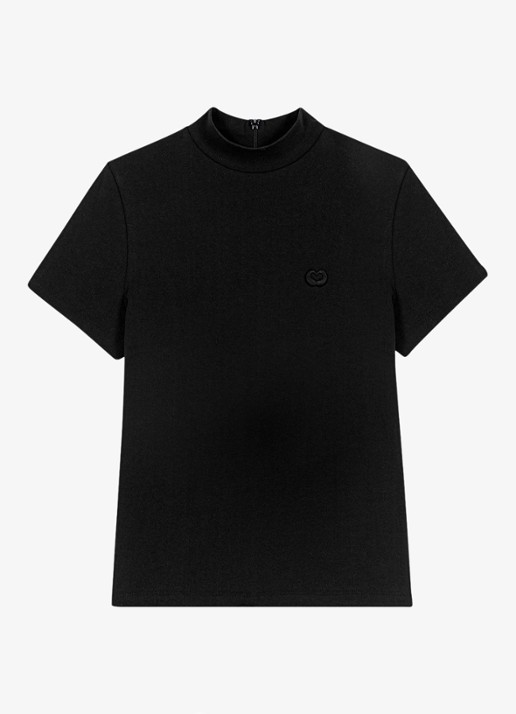Maje T-shirt met borduring - voorkant 6 jeans