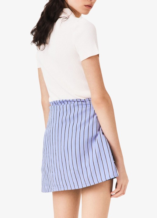 Maje Top met ribstructuur - achterkant 3 creme