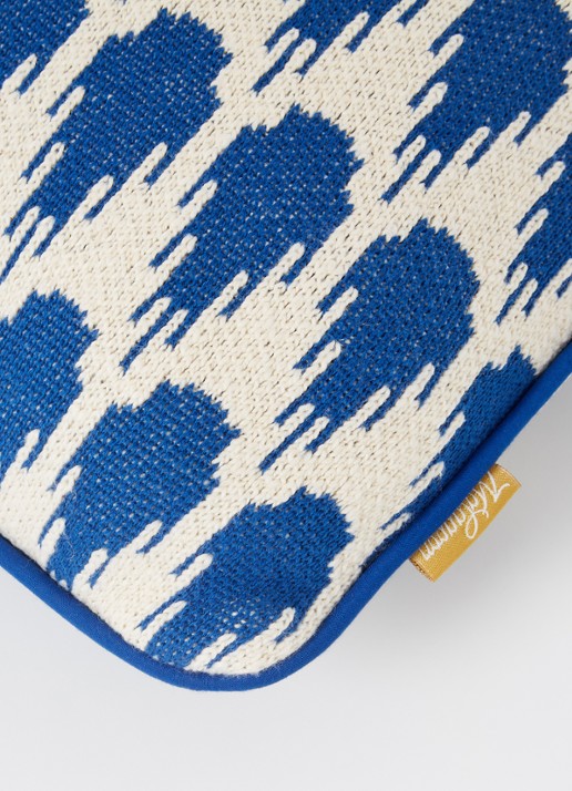 Malagoon Botanic Mini sierkussen 35 x 60 cm - detail 4 middenblauw