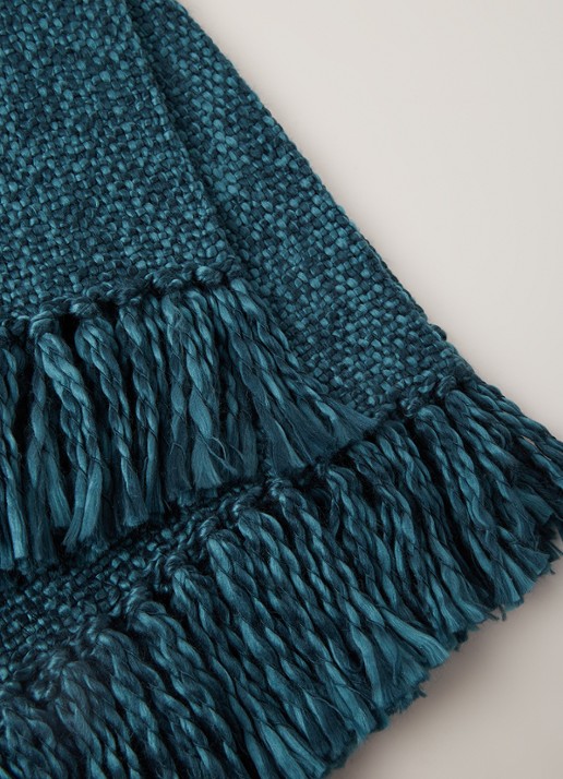 Malagoon Marble plaid 125 x 150 cm - detail turquoise