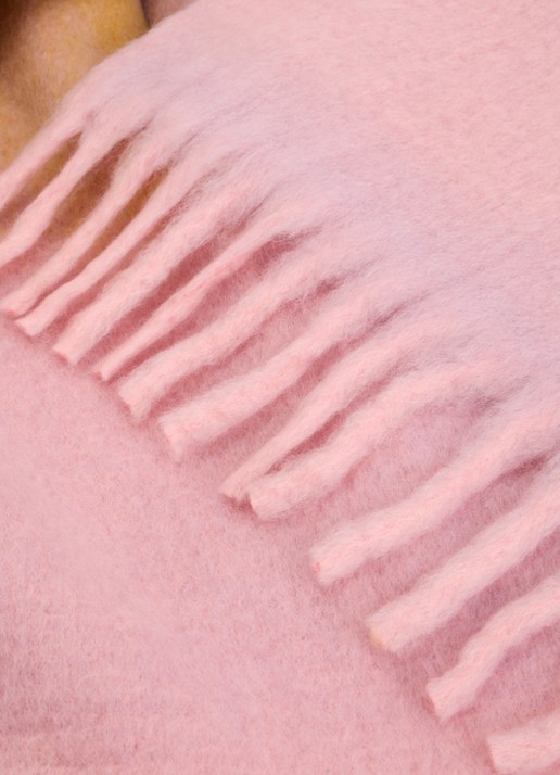 Malagoon Zapotec plaid 125 x 150 cm - detail roze