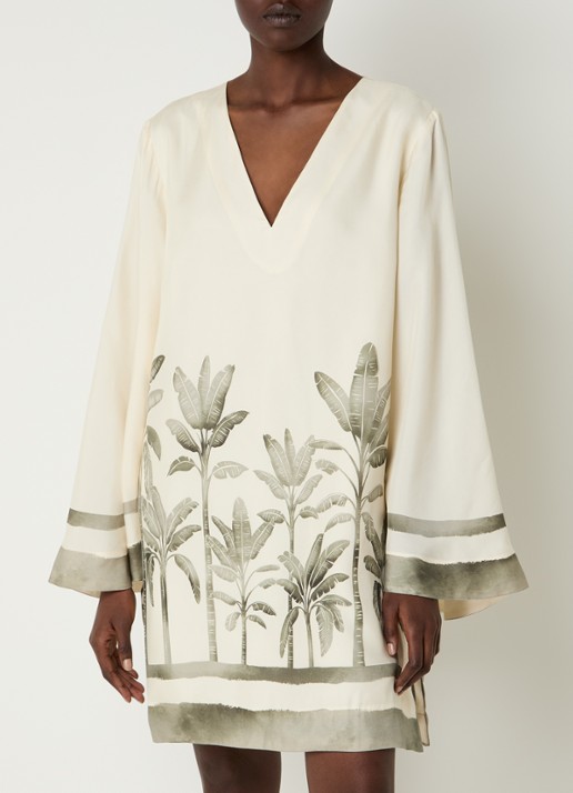 Malina Leonella mini jurk met bloemenprint