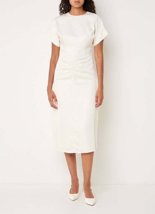 Malina Linda midi jurk met plooidetail