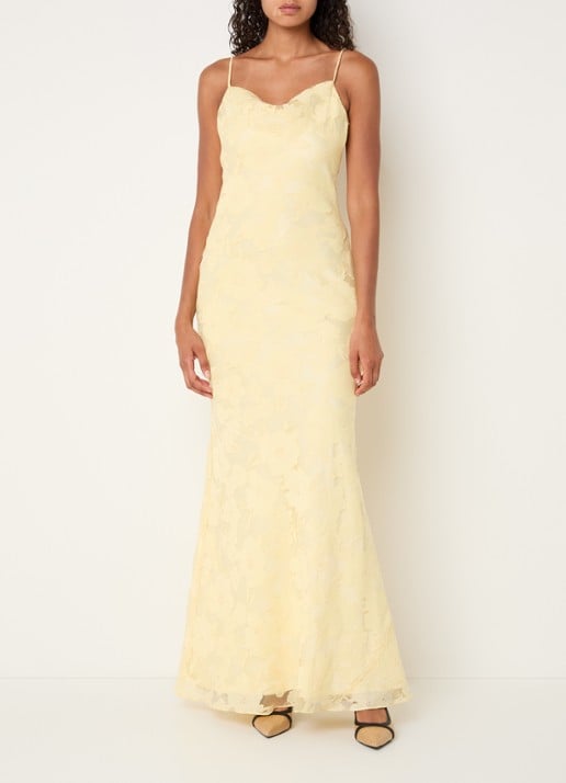 Malina Sorelle maxi jurk met spaghettibandjes
