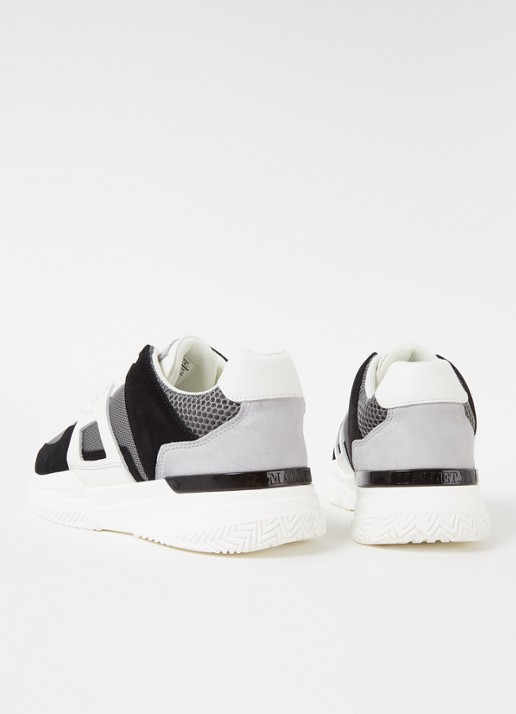 Mallet Marquess sneaker met suède details - detail 2 grijs