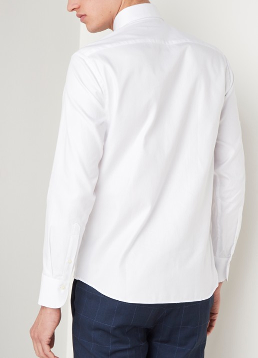 Mango Alfred regular fit strijkvrij overhemd - achterkant wit
