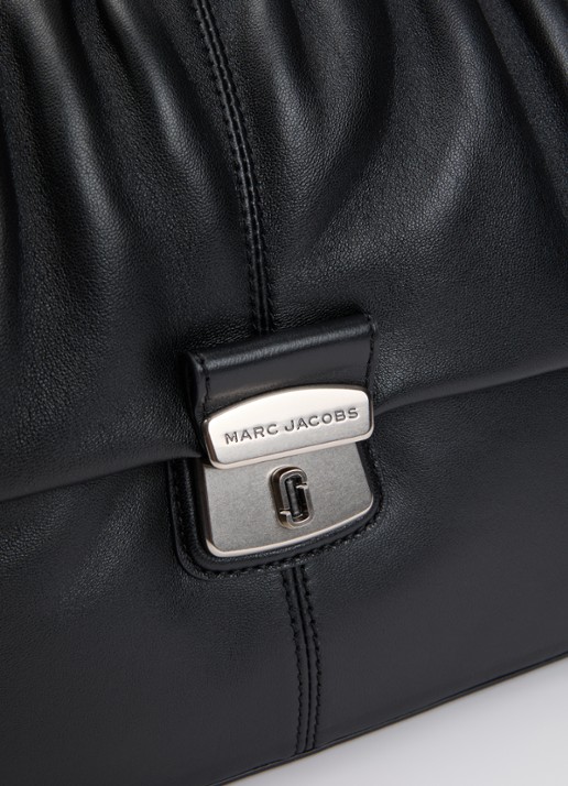 Marc Jacobs Christina schoudertas van lamsleer met afneembare schouderriem - detail 4 zwart